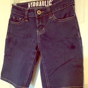 Girls jean shorts